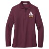 Ladies Silk Touch Long Sleeve Polo Thumbnail